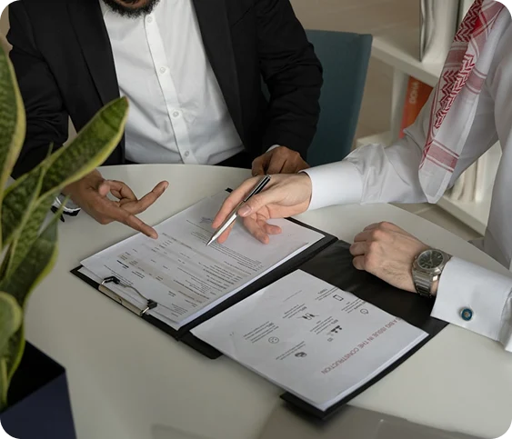 Registration forms company partners related to company registration in Dubai.