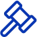 Gavel icon representing legal compliance and documentation within Dubai Mainland Company Formation Cost process.