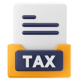 Folder labeled tax symbolizing zero tax benefits in Fujairah Free Zone.
