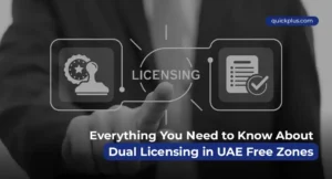 Business professionals discussing UAE dual licensing expansion across free zone and mainland markets