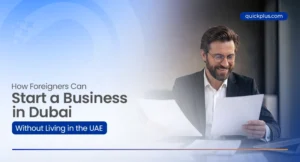 Foreign entrepreneur starting a business in Dubai without living in the UAE