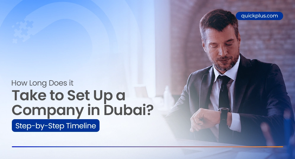 Step-by-step timeline showing how long it takes to set up a company in Dubai in 2026