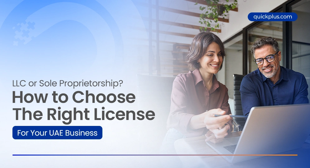 LLC vs sole proprietorship in UAE explained to help you choose the right business license.