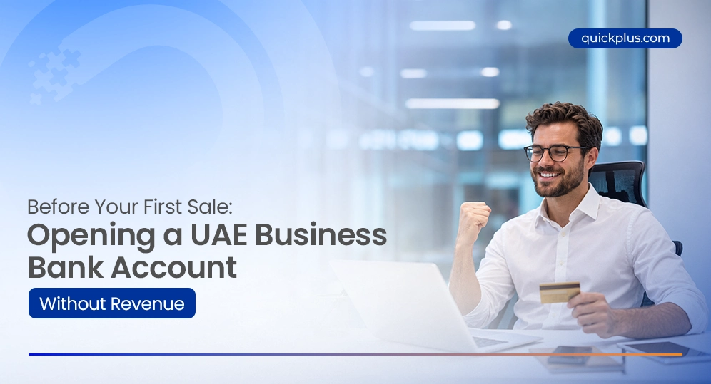 UAE business bank account without revenue